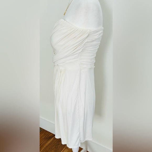 EXPRESS white strapless dress   Women size Medium - Picture 3 of 8